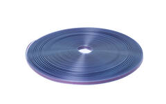 Flat PVC profile A2070-SA, 13,8 x 2,9 mm - self-adhesive
14x3 mm - Transparent Blue
±50 m/box